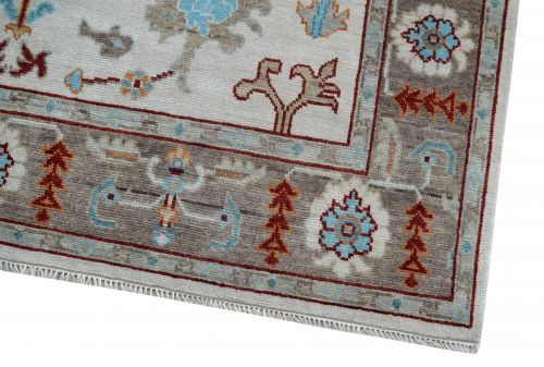 Hand Knotted Oushak Rug 8' X 10'